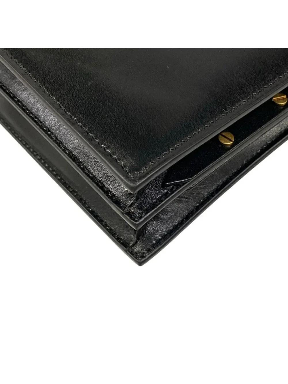 Saint Laurent Paris Shoulder Bag Cassandra Medium Black Chain Leather